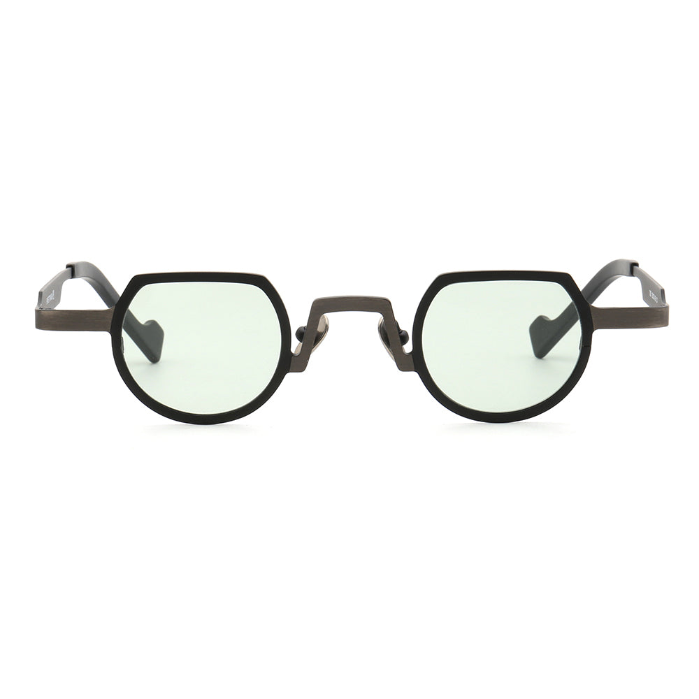 Bradford | Shield Shaped Polarized Sunglasses | Retro Lightweight Pure Titanium Frame