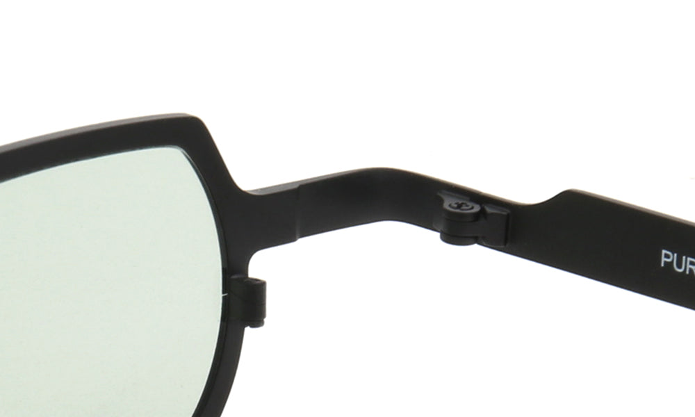 Bradford | Shield Shaped Polarized Sunglasses | Retro Lightweight Pure Titanium Frame