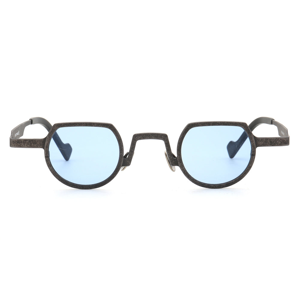 Bradford | Shield Shaped Polarized Sunglasses | Retro Lightweight Pure Titanium Frame