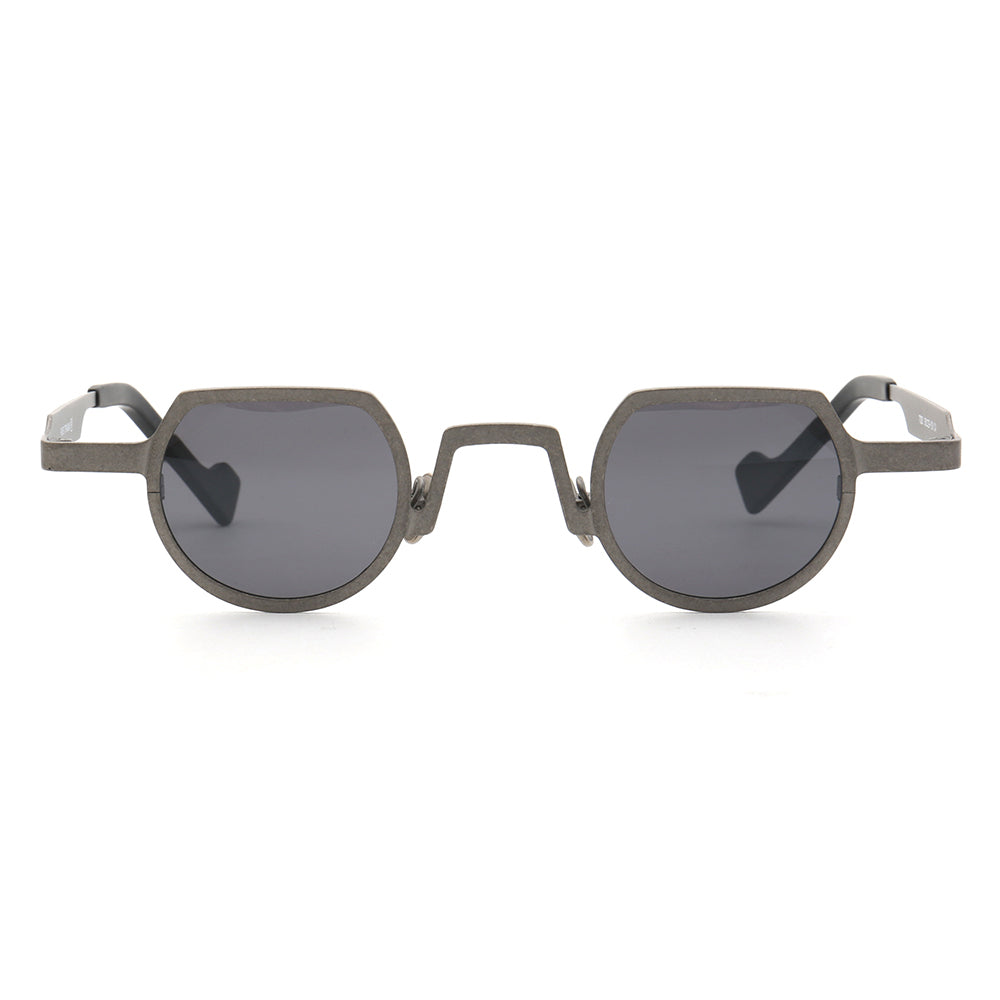 Bradford | Shield Shaped Polarized Sunglasses | Retro Lightweight Pure Titanium Frame
