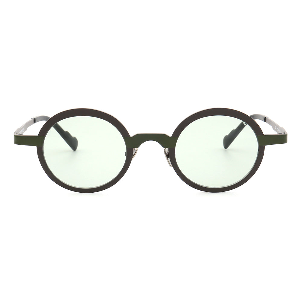Clement | Lightweight Titanium Unisex Sunglasses | Two Toned Titanium Frame w/ Polarized Lenses