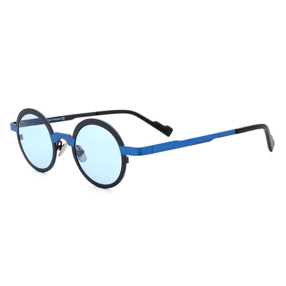 Clement | Lightweight Titanium Unisex Sunglasses | Two Toned Titanium Frame w/ Polarized Lenses
