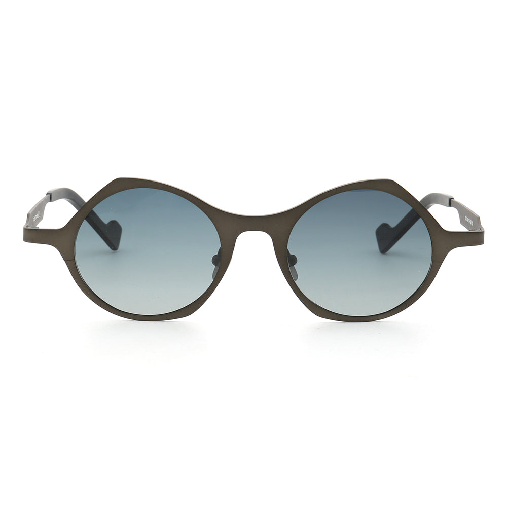 Carmen | Polarized Pure Titanium Unisex Sunglasses | Fashionable Full Rim Frame w/ Polarized Lenses