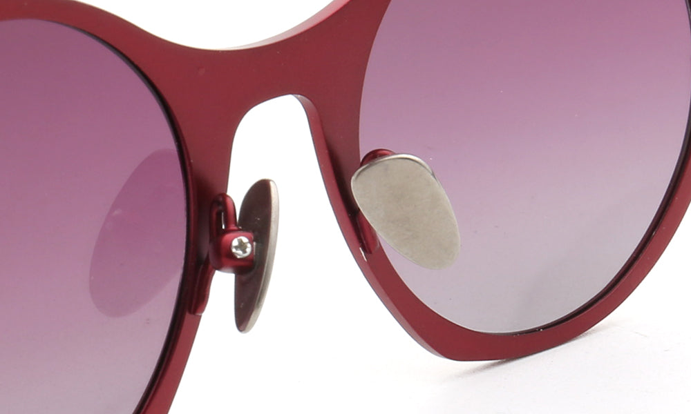 Carmen | Polarized Pure Titanium Unisex Sunglasses | Fashionable Full Rim Frame w/ Polarized Lenses
