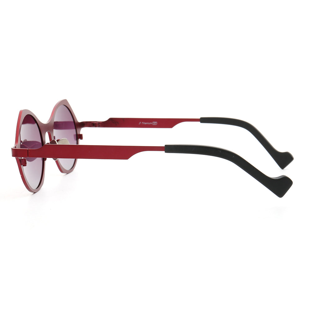 Carmen | Polarized Pure Titanium Unisex Sunglasses | Fashionable Full Rim Frame w/ Polarized Lenses