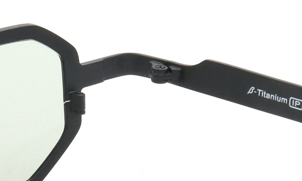 Felton | Rectangular Geometric Unisex Sunglasses | Lightweight Titanium Frame w/ Polarized Lenses