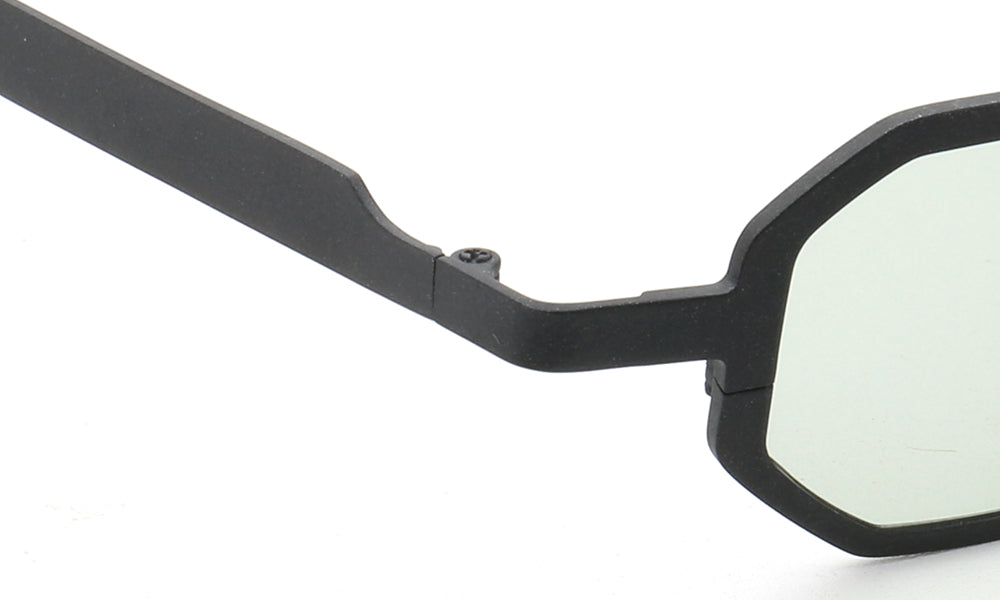 Felton | Rectangular Geometric Unisex Sunglasses | Lightweight Titanium Frame w/ Polarized Lenses
