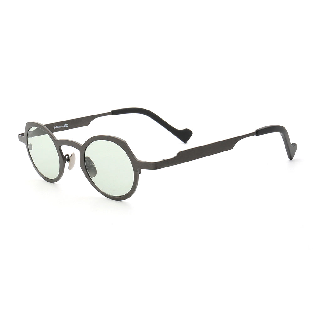 Addison | Round Retro Polarized Sunglasses For Men & Women | Lightweight Pure Titanium Design