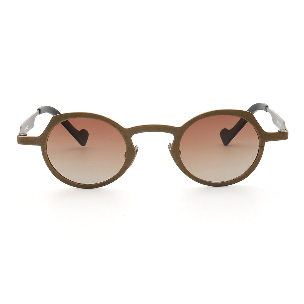 Addison | Round Retro Polarized Sunglasses For Men & Women | Lightweight Pure Titanium Design