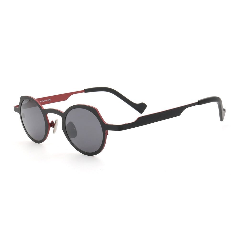 Addison | Round Retro Polarized Sunglasses For Men & Women | Lightweight Pure Titanium Design