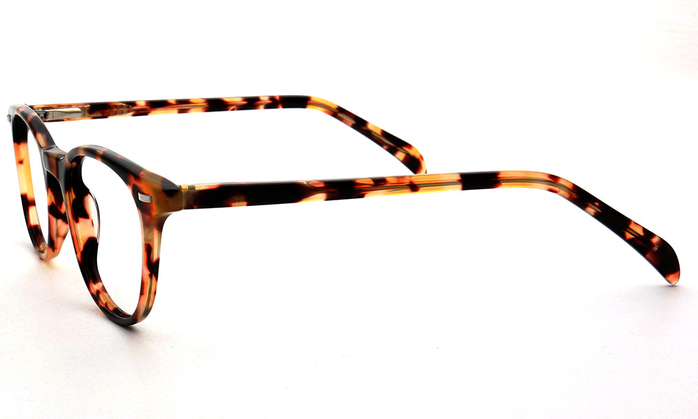 Stetson | Round Full Rim Two Tone Womens Square Eyewear | Retro Brown Mens Glasses Frames Online
