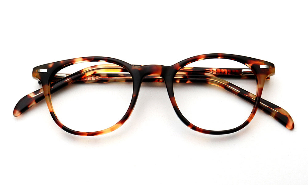 Stetson | Round Full Rim Two Tone Womens Square Eyewear | Retro Brown Mens Glasses Frames Online