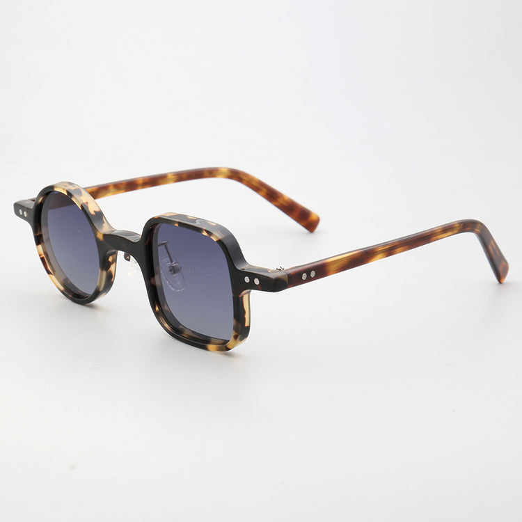 Harper | Mismatch Polarized Sunglasses | Fashionable Acetate Frame w/ Retro Tortoise Finish