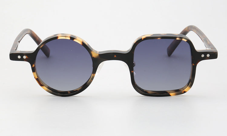 Harper | Mismatch Polarized Sunglasses | Fashionable Acetate Frame w/ Retro Tortoise Finish