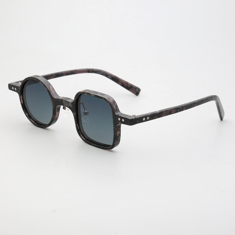 Harper | Mismatch Polarized Sunglasses | Fashionable Acetate Frame w/ Retro Tortoise Finish