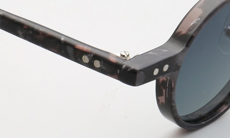 Harper | Mismatch Polarized Sunglasses | Fashionable Acetate Frame w/ Retro Tortoise Finish
