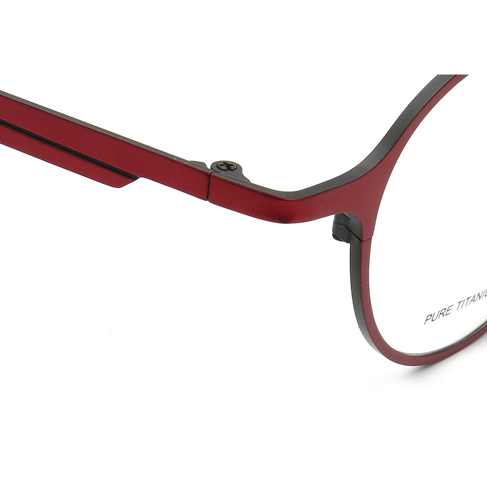 Jacques | Thin Light Round Titanium Eyeglasses |  Double Bridge Womens Modern Eyewear Frames Online