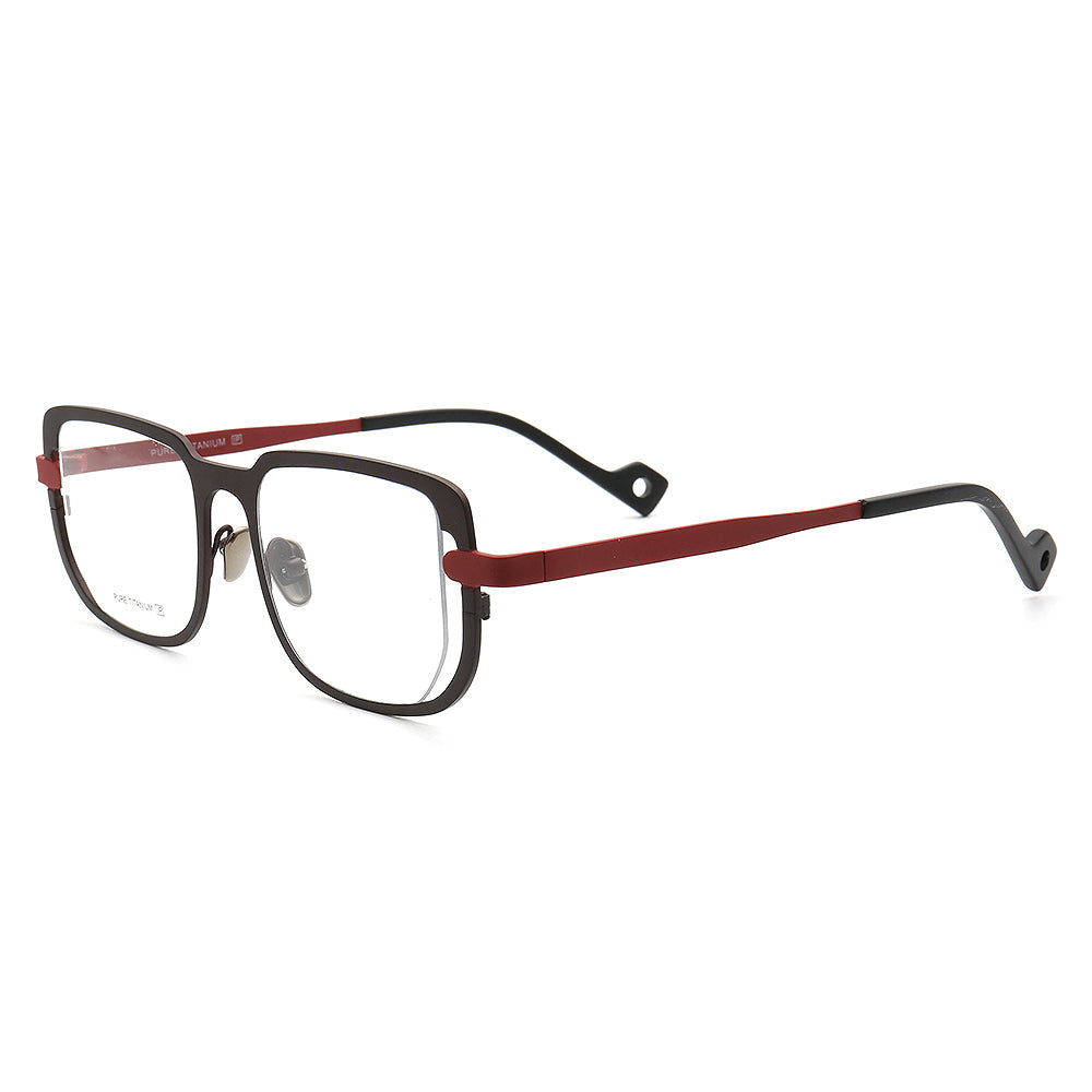 Davis | Modern Mens Titanium Glasses Frames | Retro Square Eyeglasses Frames