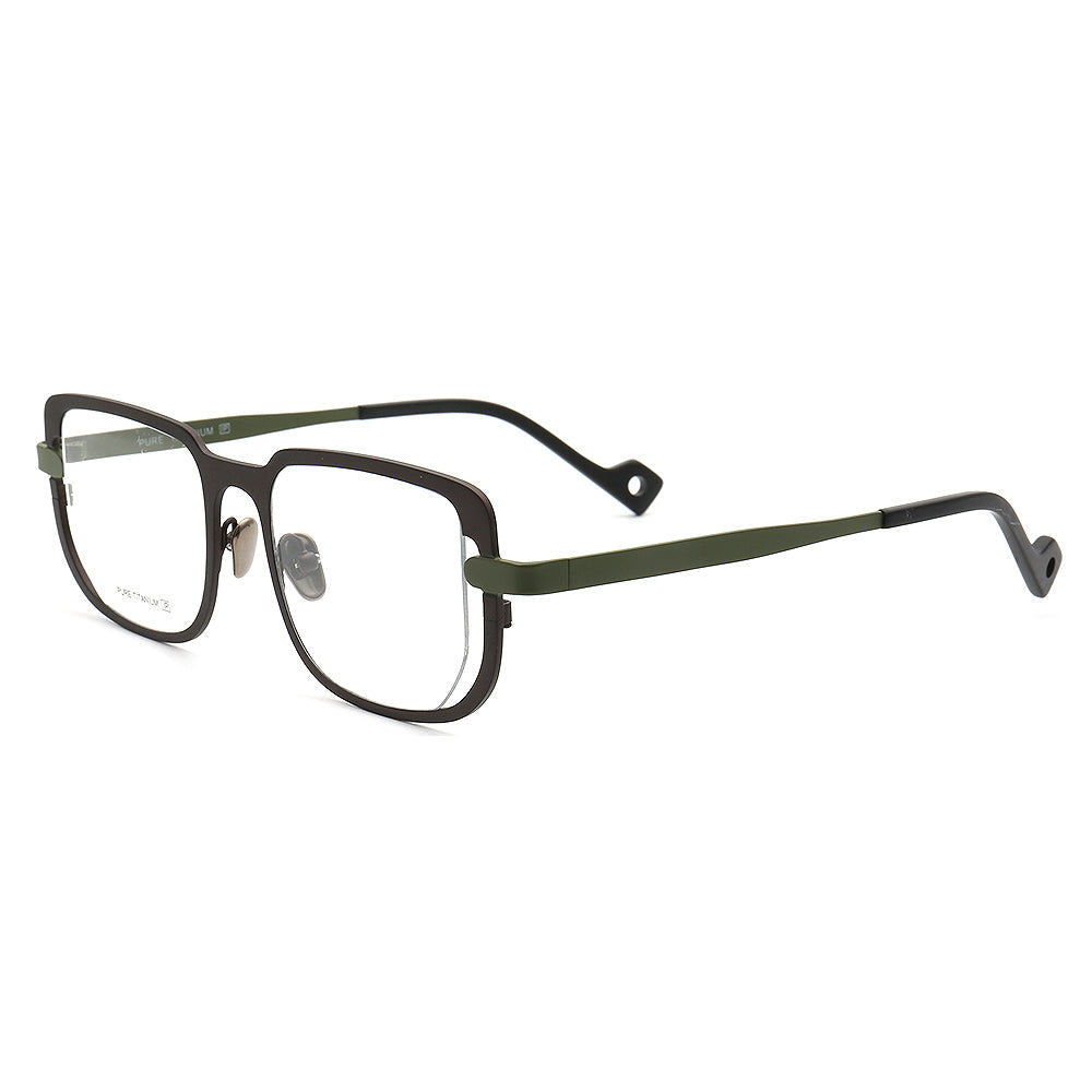 Davis | Modern Mens Titanium Glasses Frames | Retro Square Eyeglasses Frames