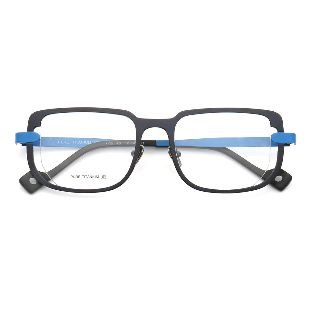 Davis | Modern Mens Titanium Glasses Frames | Retro Square Eyeglasses Frames
