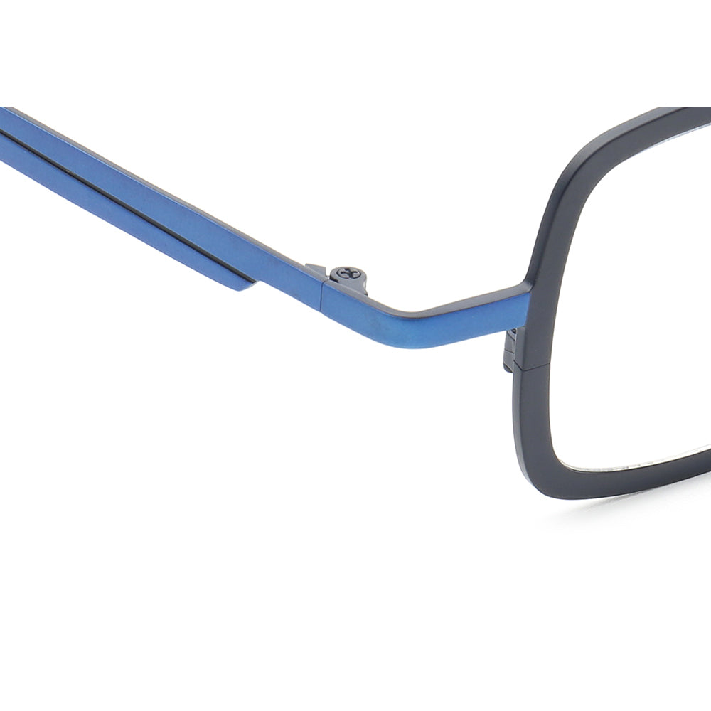 Rueben | Funky Square Full Rim Titanium Glasses Frames | Modern Two Toned Lightweight Eyeglasses Online