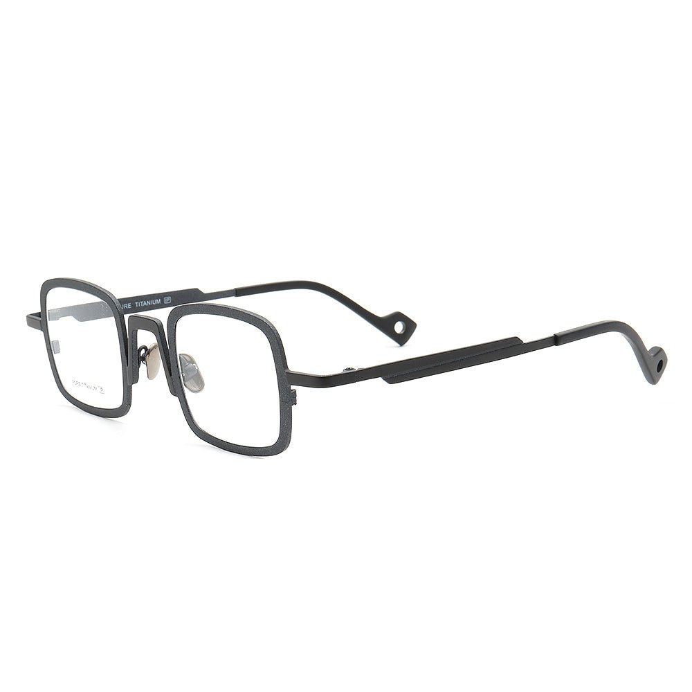 Rueben | Funky Square Full Rim Titanium Glasses Frames | Modern Two Toned Lightweight Eyeglasses Online