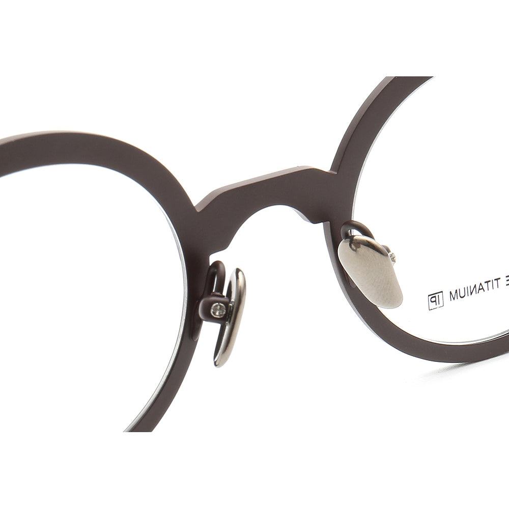 Clement | Two Tone Round Titanium Mens & Womens Eyeglass Frames | Stylish Nerd Glasses Online