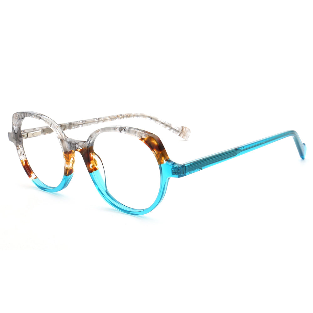 Sage | Stylish Womens Round Eyeglasses | Modern Mens Geometric Optical Glasses Frames