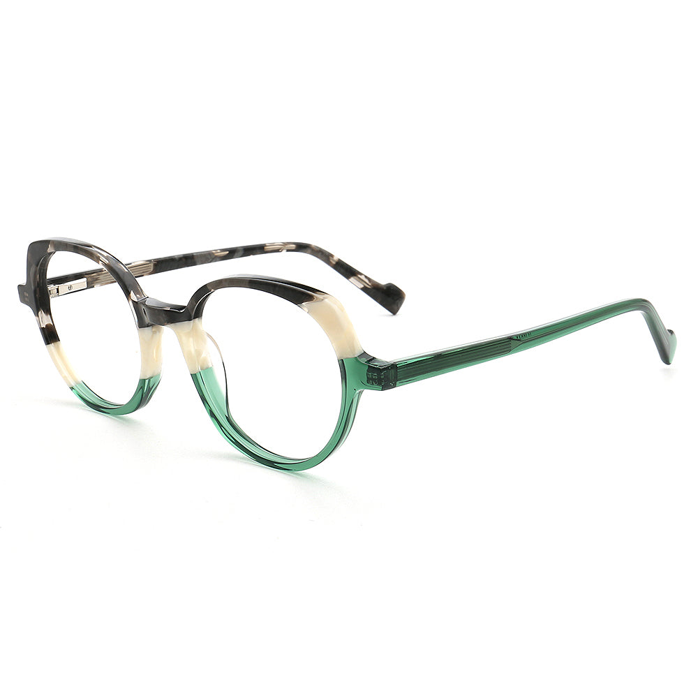 Sage | Stylish Womens Round Eyeglasses | Modern Mens Geometric Optical Glasses Frames