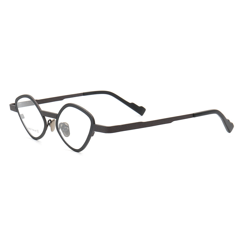Luna | Funky Cat Eye Glasses Frames For Women | Fashionable Two Toned Pure Titanium Eyeglasses