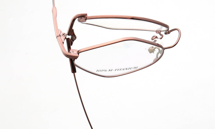 Kenton | Geometric Mens Memory Metal Glasses | Flexible Bendable Polygon Shaped Frame for Women