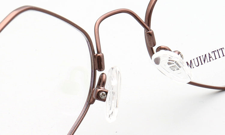 Kenton | Geometric Mens Memory Metal Glasses | Flexible Bendable Polygon Shaped Frame for Women