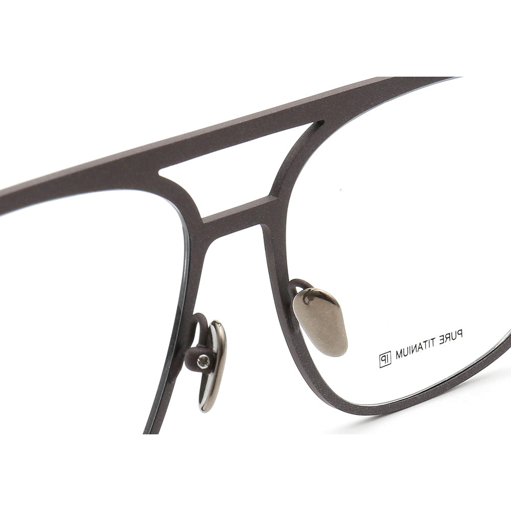 Franklyn | 80s Vintage Pilot Style Glasses | Lightweight Two Tone Titanium Frame