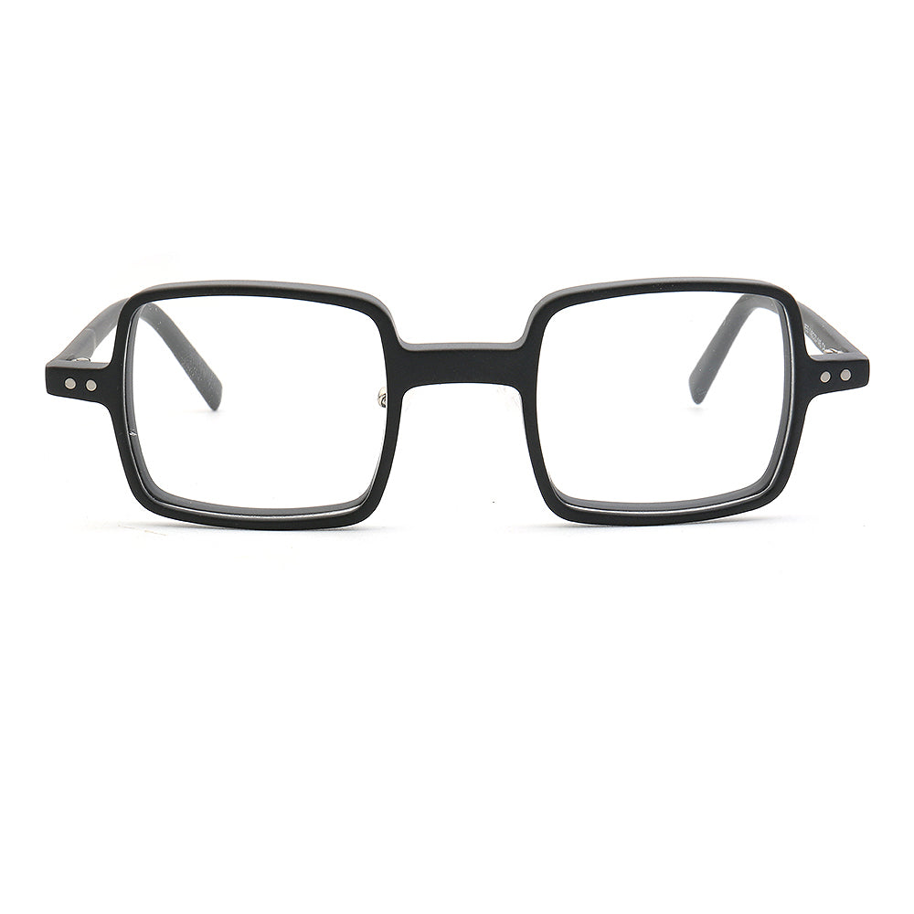 Laurence | Mens Square Full Rim Eyeglasses | Light Tortoise Shell Matte Eyewear Frames Online