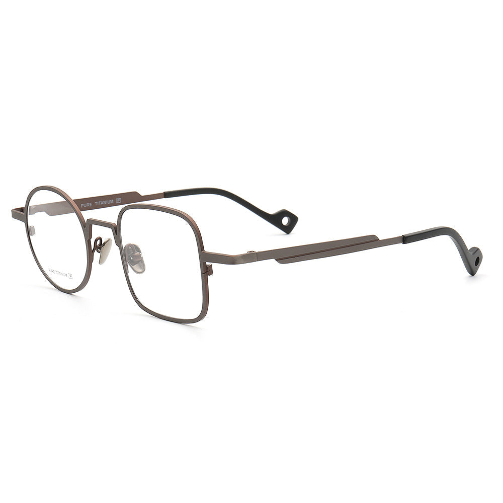 Ocean | Funky Modern Mismatched Eyeglasses Frames | Pure Titanium Square & Round Eyewear Modern