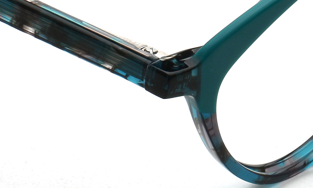 Bella | Modern Diamond Shape Floral Optical Eyeglass Frames | Womens Retro Tortoise Geometric Spectacles