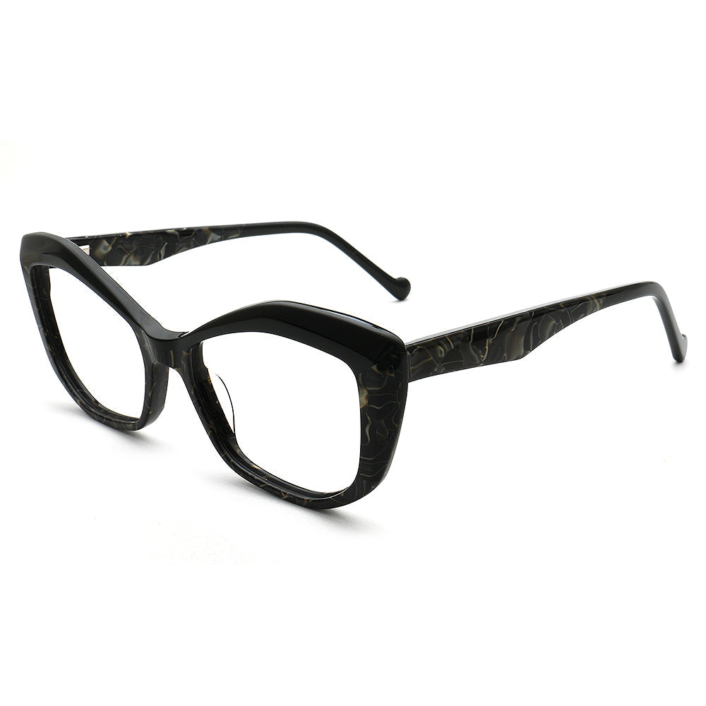 Gianna | Trendy Cat Eye Optical Eyeglasses For Women |  Vintage Tortoise Oversize Glasses Frame