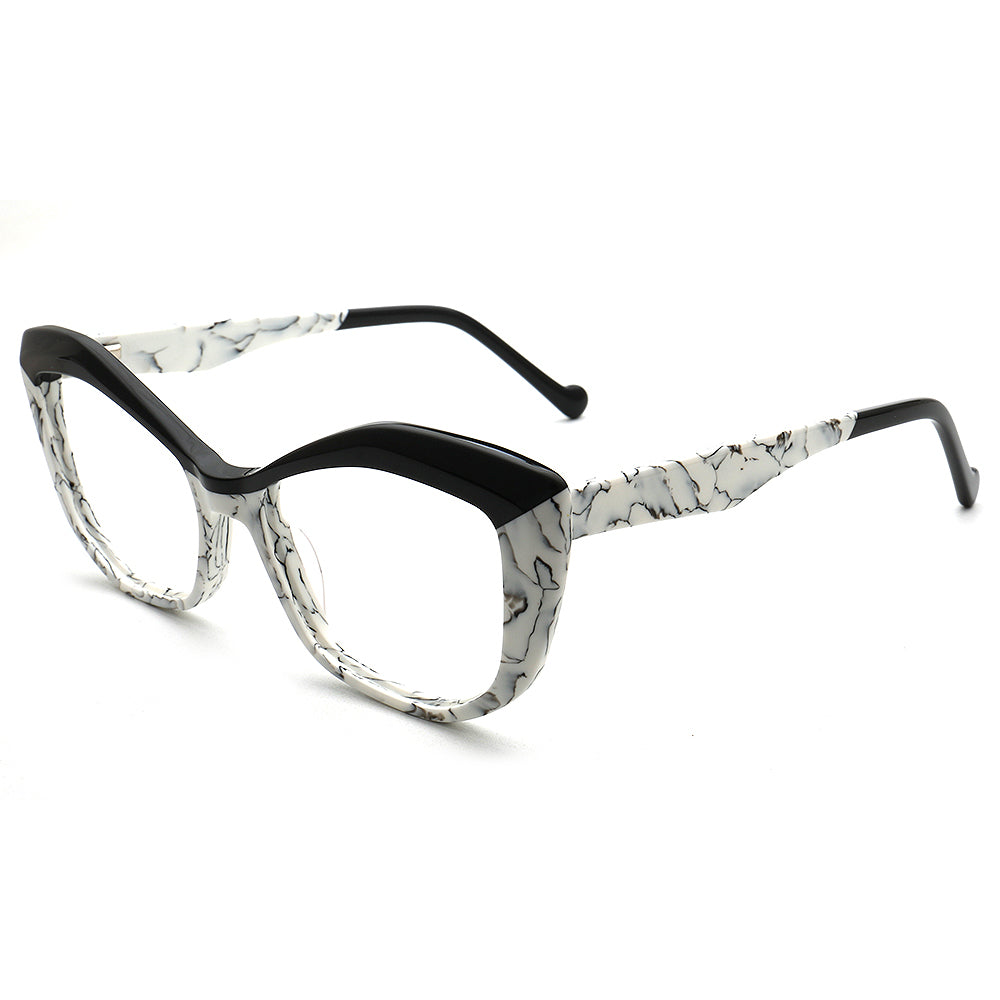 Gianna | Trendy Cat Eye Optical Eyeglasses For Women |  Vintage Tortoise Oversize Glasses Frame