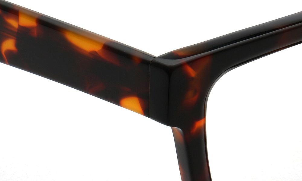 Charlie | 80s Classic Mens Square Glasses Frames | Oversize Womens Bulky Trendy Eyeglasses