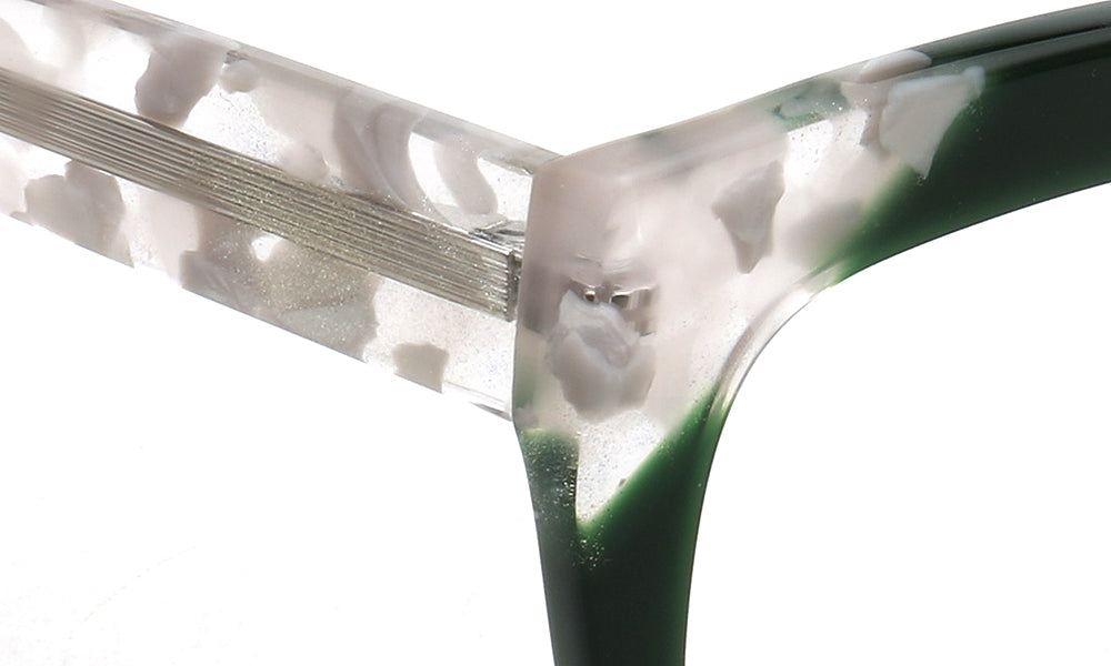 Ava | Funky Women Oversize Square Optical Eyeglasses | Tortoise Shell Marble Glasses Frames for Women