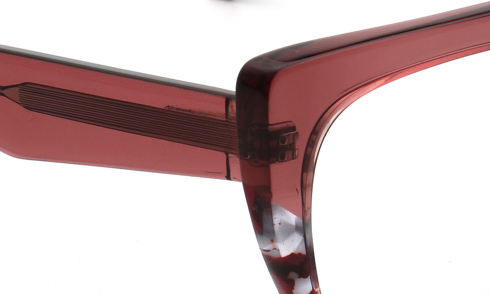 Daisy | Funky Oversized Square Optical Eyeglasses for Women | Transparent Glasses Frame Floral Tortoise