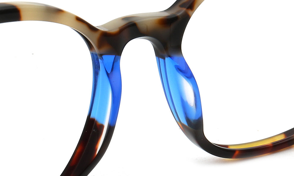 Dakota | Modern Square Floral Optical Eyeglasses | Retro Tortoise Glasses Frame for Women & Men