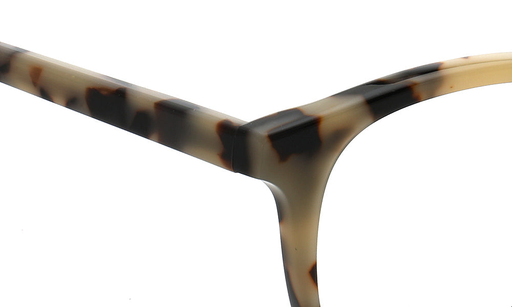 Dakota | Modern Square Floral Optical Eyeglasses | Retro Tortoise Glasses Frame for Women & Men