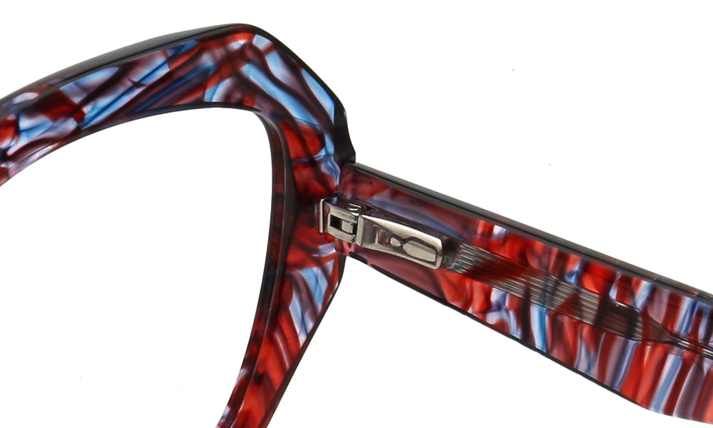Aurora | Stylish Women Geometric Optical Eyeglasses Oversize |  Vintage Tortoise Glasses Frame for Female