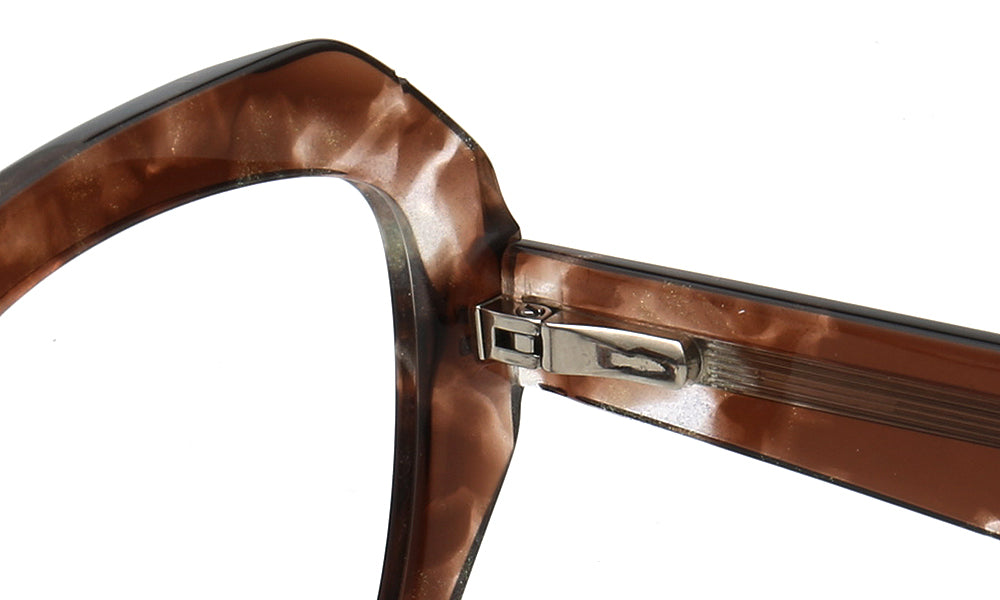 Aurora | Stylish Women Geometric Optical Eyeglasses Oversize |  Vintage Tortoise Glasses Frame for Female