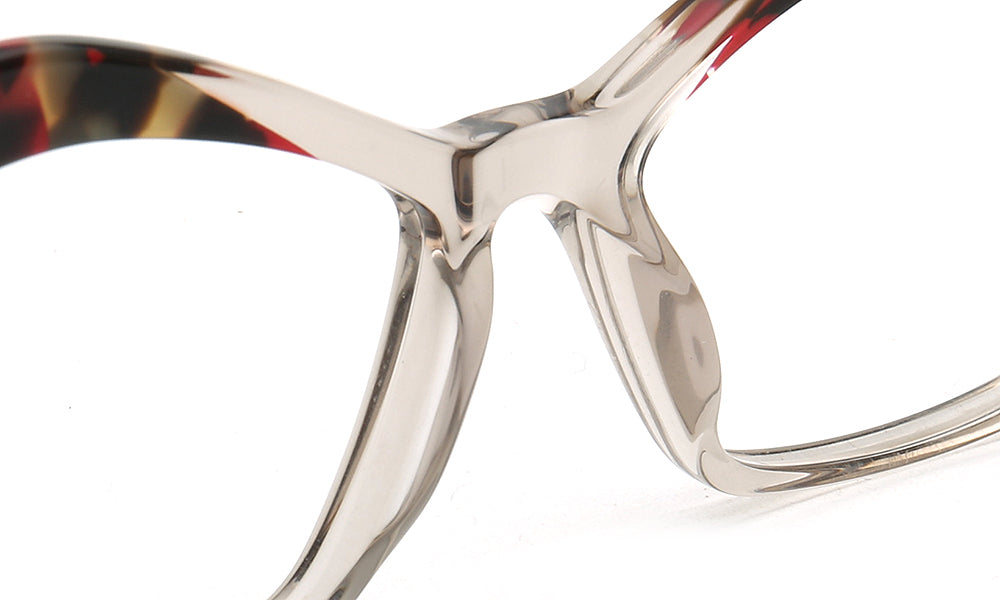 Ella | Stylish Womens Cat Eye Tortoise Glasses Frames | Trendy Retro Female Optical Eyeglasses