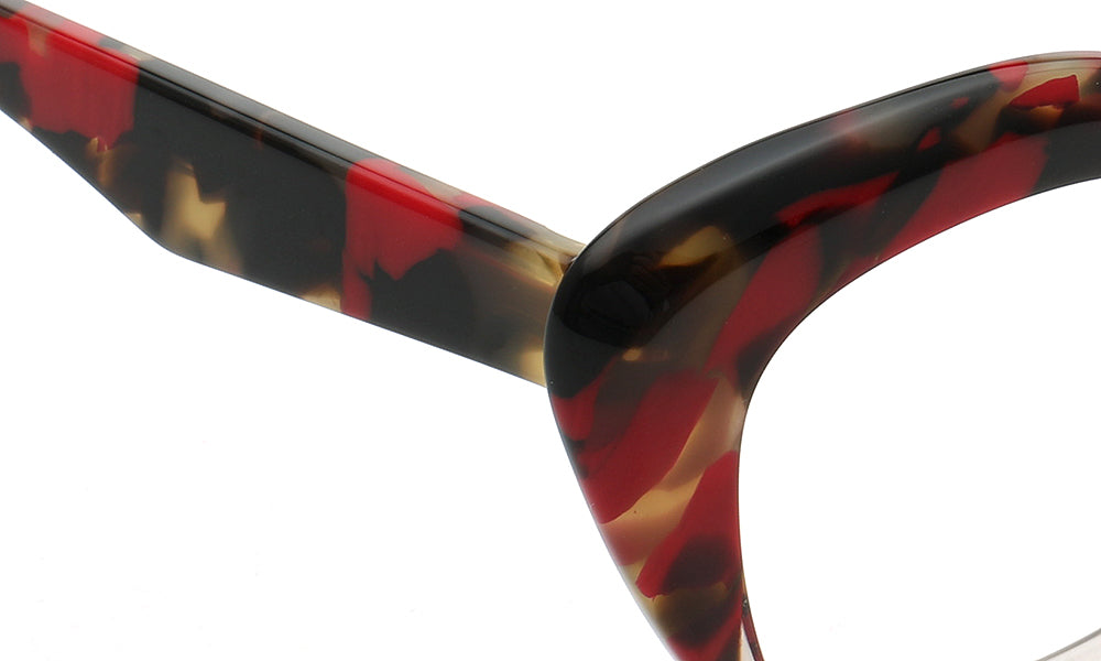 Ella | Stylish Womens Cat Eye Tortoise Glasses Frames | Trendy Retro Female Optical Eyeglasses