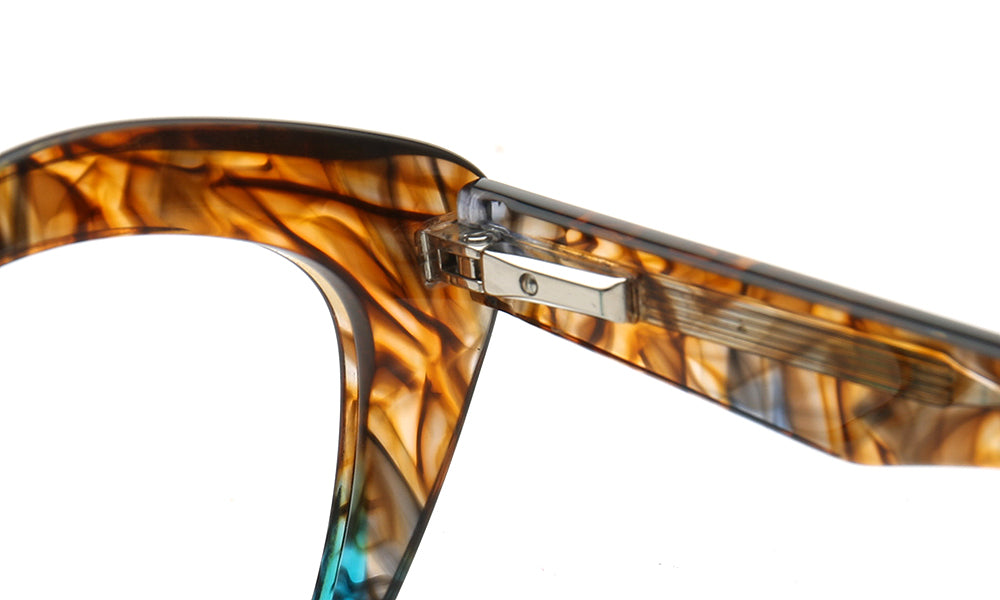 Ella | Stylish Womens Cat Eye Tortoise Glasses Frames | Trendy Retro Female Optical Eyeglasses