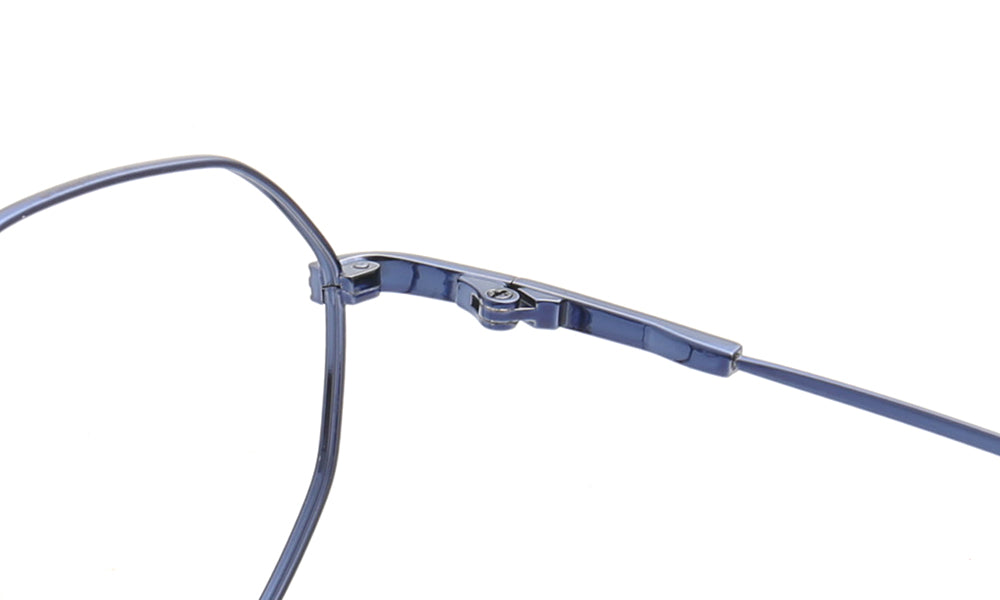 Pure | Flexible Bendable Full Rim Memory Metal Glasses | Polygon Geometric Frame For Men & Women