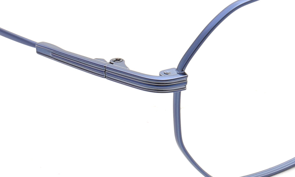 Pure | Flexible Bendable Full Rim Memory Metal Glasses | Polygon Geometric Frame For Men & Women